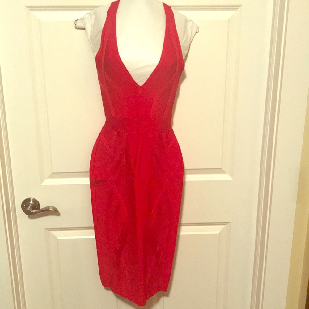 House Of CB midi length bandage dress size small